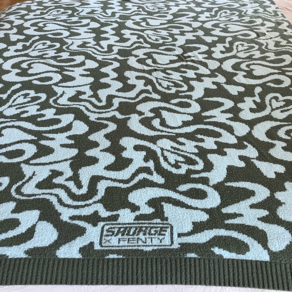 Fenty Savage X Minty Blue Throw Blanket - Picture 3 of 9